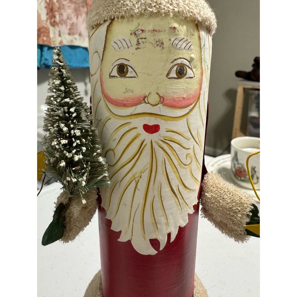 Silvestri Santa Clause St Nick Metal Whimsical Taper Candlesticks - Picture 3 of 7